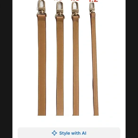 1.2 Genuine Lether Strap (unbranded) - Picture 3 of 3